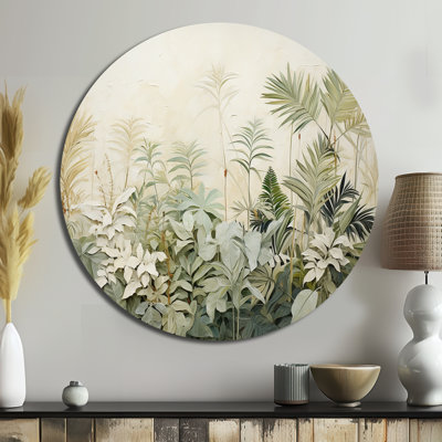 Charton - Landscapes Round Metal Wall Art