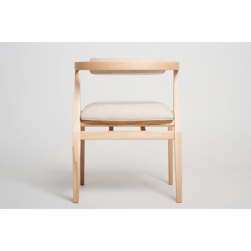Ellis Dining Chair, Matte Ash, Beige