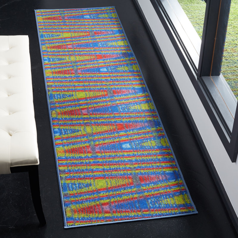 Zavala Aztec Performance Chevron Rug, Runner 2'3" x 8'