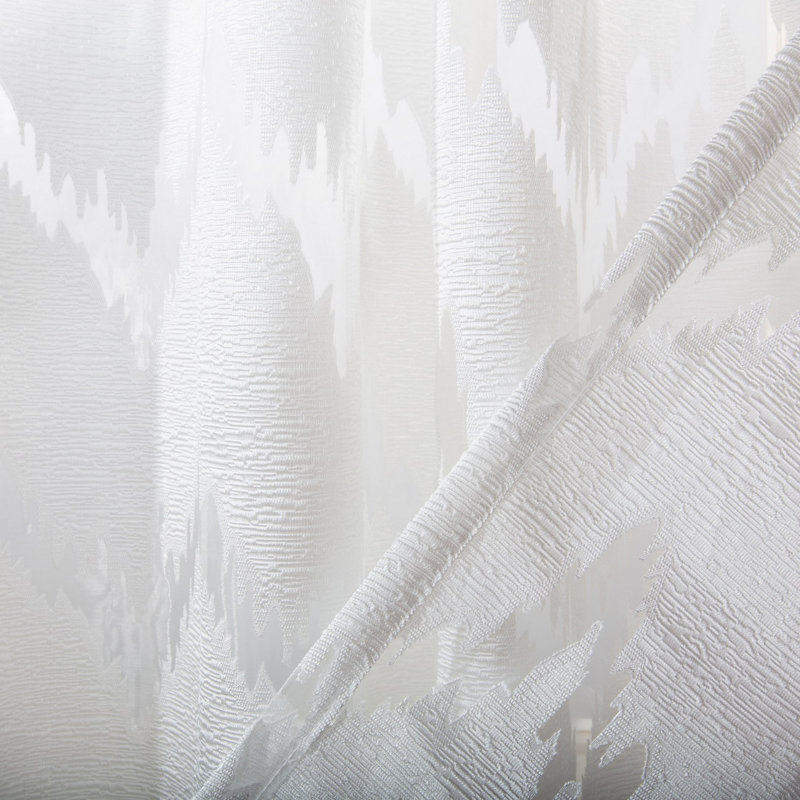 Quenby Sheer Curtain Single Panel, 52" W x 84" L