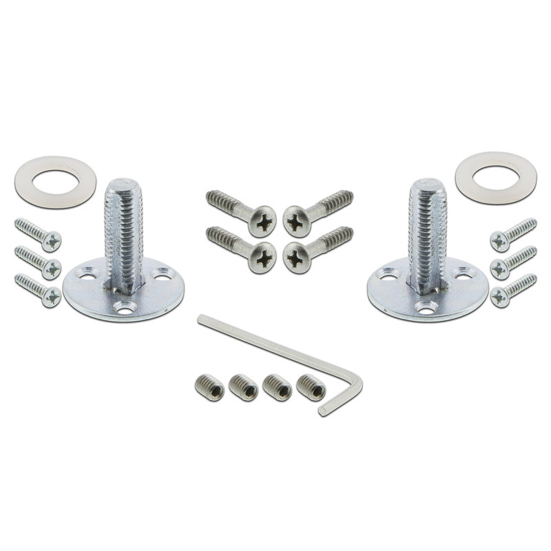 Meadows Plate with Waldorf Door Knob, Satin Nickel