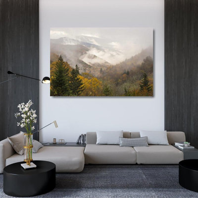 Loon Peak® Paulson, Don Gallery Wrapped Canvas Art: North Carolina, Great Smoky Mts Autumn landscape US34 BJY0085