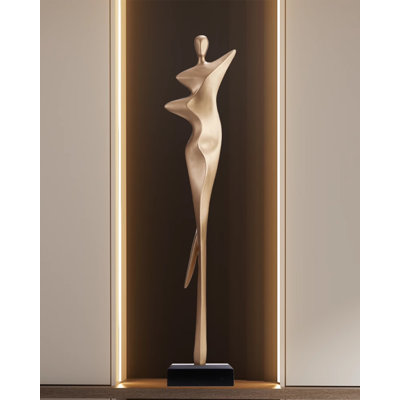 Luxury-Simplified Abstract Figure Sculpture Fiberglass Decorative Item