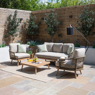 Nakiya 5 - Person Garden Lounge Set with Cushions