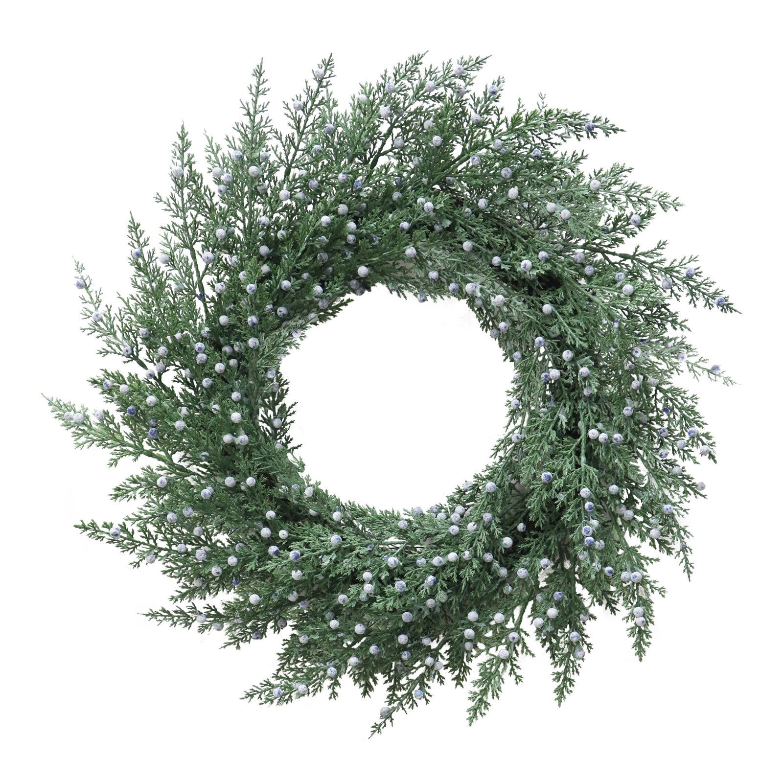 Puleo Classic 24 In Juniper Cedar Wreath - Unlit