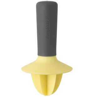 Abraham Pantry 5" Hand Juicer with Polypropylene Handle, Yellow