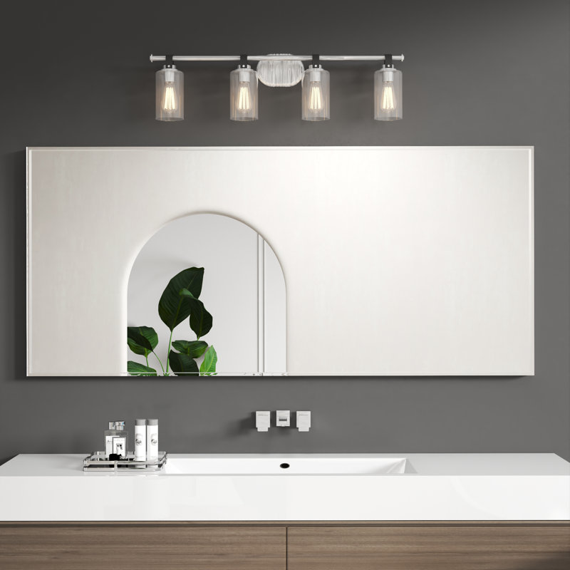 Miroir de salle de bain rectangulaire rectangulaire, 40 po x 32 po