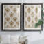 «Block Print Blooms I», reproduction de cadre photo sur toile 2 pièces-848876798-848876785