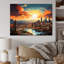 City Phoenix Popart III, reproduction d'art sur toile-970222960-970462096