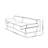 Retro-style Chenille Square Sofa-112456697