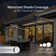 Semi-Cassette Patio Awning with LED Lights - Moroccan Collection 