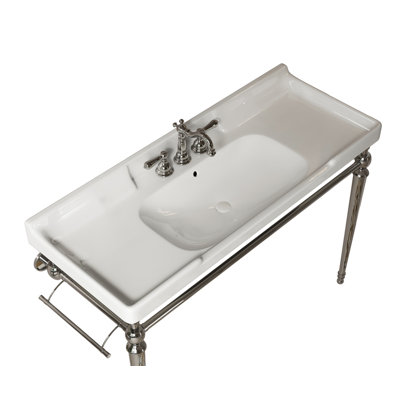 Luxstone Bathroom Ceramic Basin with 3 pre-drilled hole