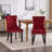 Tufted Solid Wood Velvet Upholstered Dining Chair-883621101