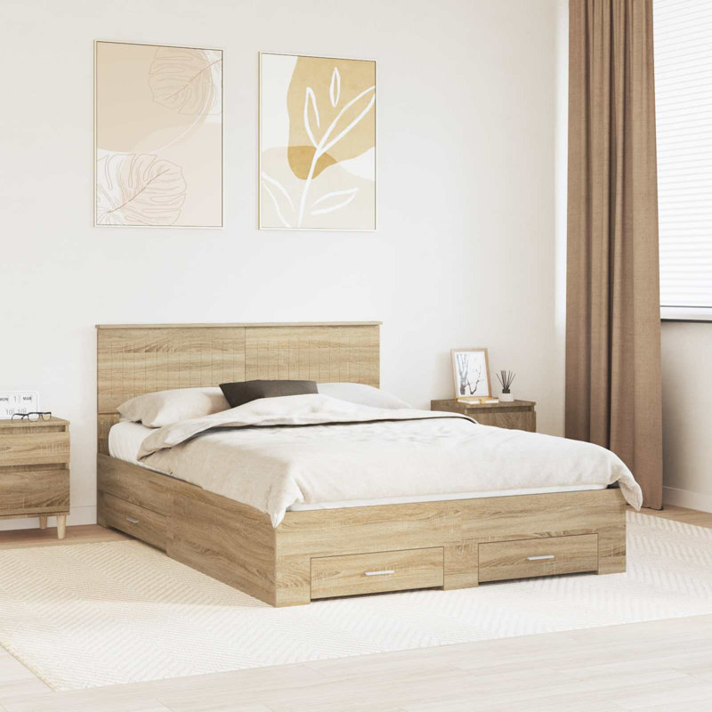Bed, Sonoma Oak, Double (4'6)