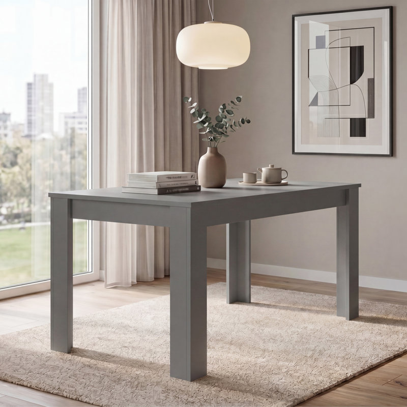 Iriemi Dining Table, 74cm H x 150cm L x 90cm W, Grey