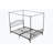 Queen 71.54'' Steel Bed Frame