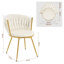 Dining Room Chairs, Kitchen Chairs, Living Room Chairs, With Metal Frame, Ergonomic, 360° Rotation, For Kitchen, Living Room, Balcony, Velvet Seat-642139512-642139510