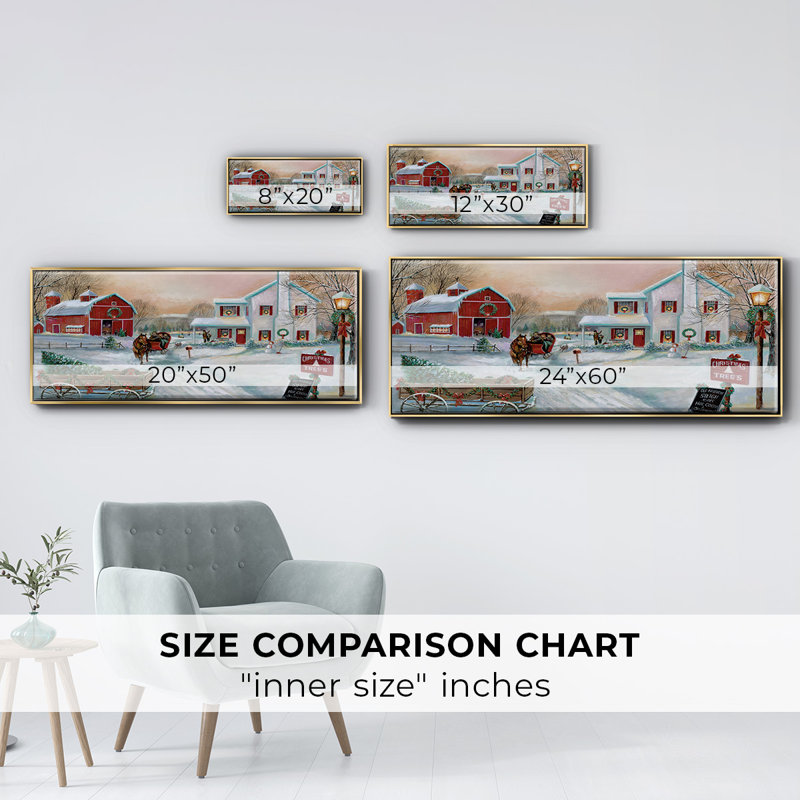 Christmas Tree Farm- Framed Canvas