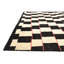 Tapis noir et blanc 5x8 Pham