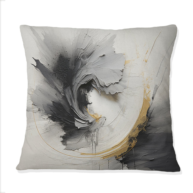 Coussin Infinity Motion III - Abstract Spirals
