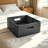 Gray Textured Fabric Box, Half-Size Storage Box For Home Use.-530694556