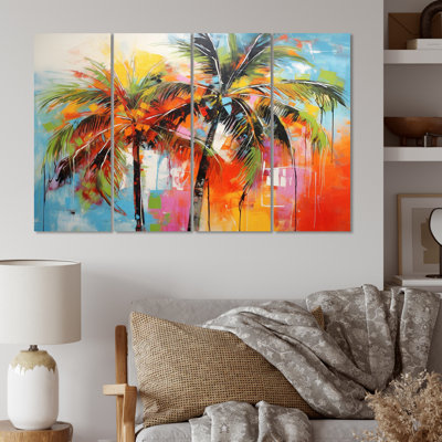  sur toile, reproduction de 4 pièces