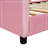 Twin Size Upholstered Daybed With Rabbit Ear Shaped Headboard