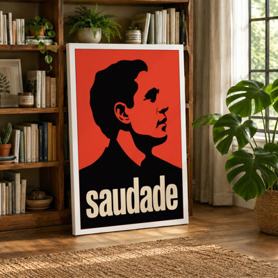 Saudade Portrait Mid-Century - Wrapped Canvas