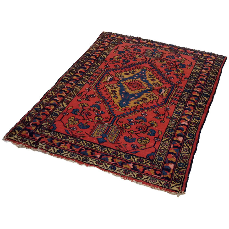 Orlah Oriental Area Rug in Red