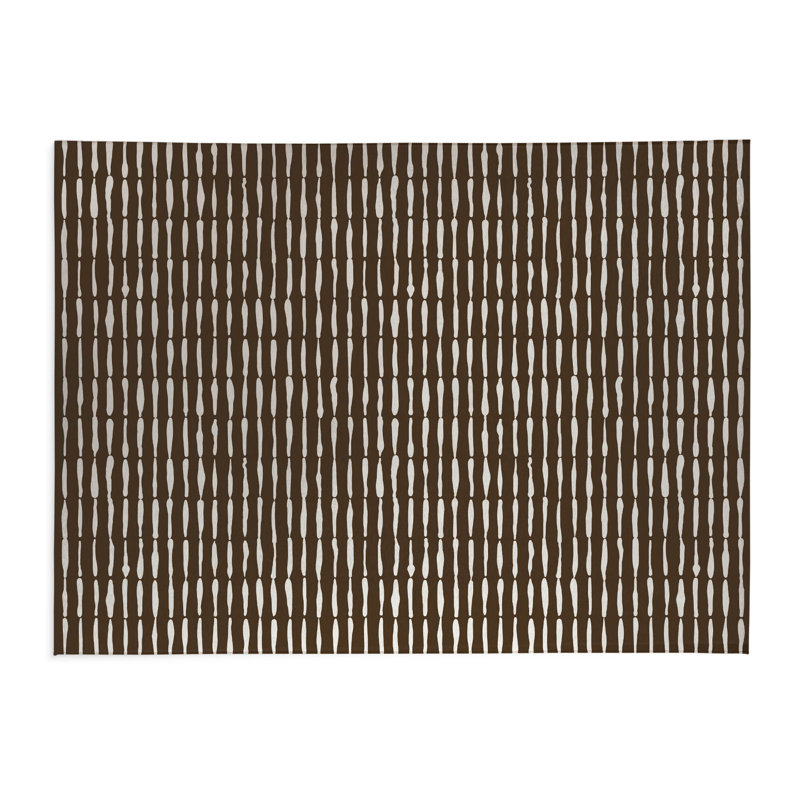 Tapis de cuisine Chuck, Brun moka, Rectangulaire 2 pi x 3 pi