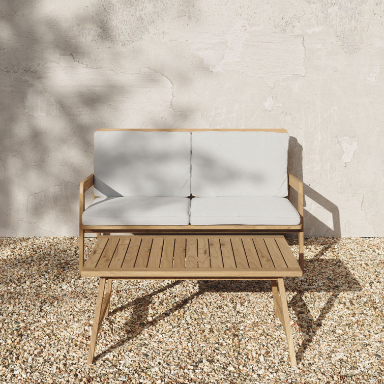 Cambria Acacia 2 - Person Patio Conversation Sets with Cushions