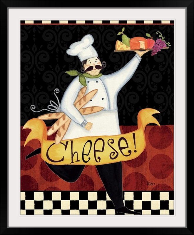 « iv » par veronique charron rétro Bon Appetit, H 30 po x l 24 po x P 1,5 po, Toile