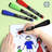 Scribbledo 4 Magnetic Dry Erase Markers Fine Tip Assorted Classic Colours Low Odour 