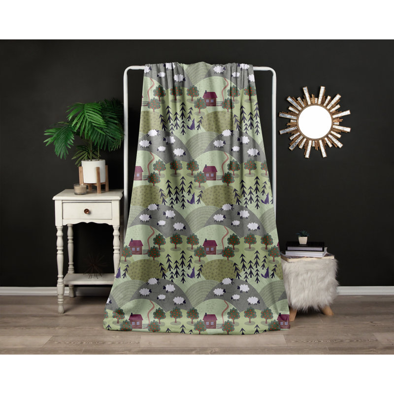 Throw Blanket, 51" W x 60" L