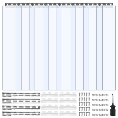 Waterproof Plastic and Vinyl Door Curtain
