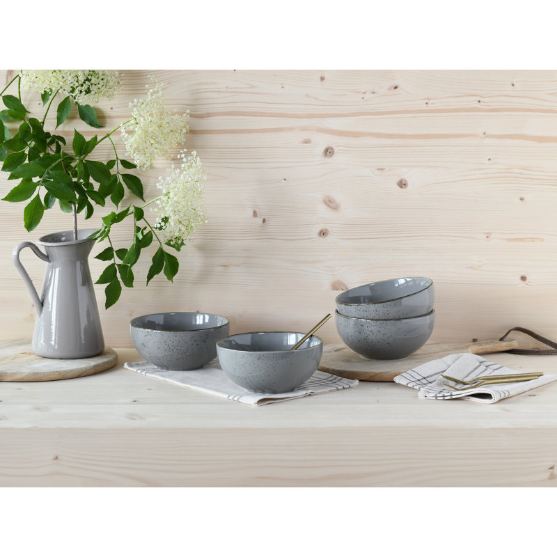 Nature Creatable, Nature Collection Earth, Buddha Bowl 4-tlg, Grey/Brown/Blue