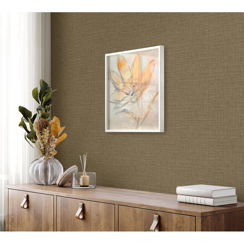 Papier peint en vinyle gaufré Seabrook Designs, Moka