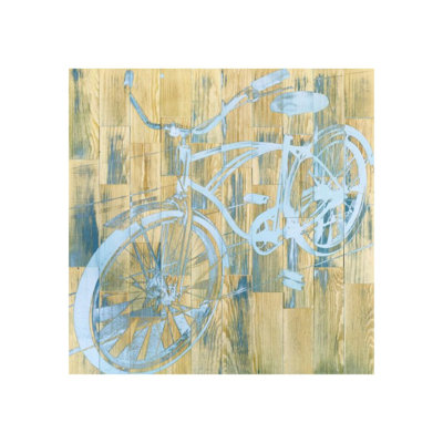 Blue Bike Print by Paperplate Inc.