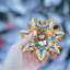 Snowman Snowflake Wooden Ornaments By G. Debrekht