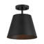 Plafonnier 1 lumière Oneeda en noir mat Oneeda-558453229
