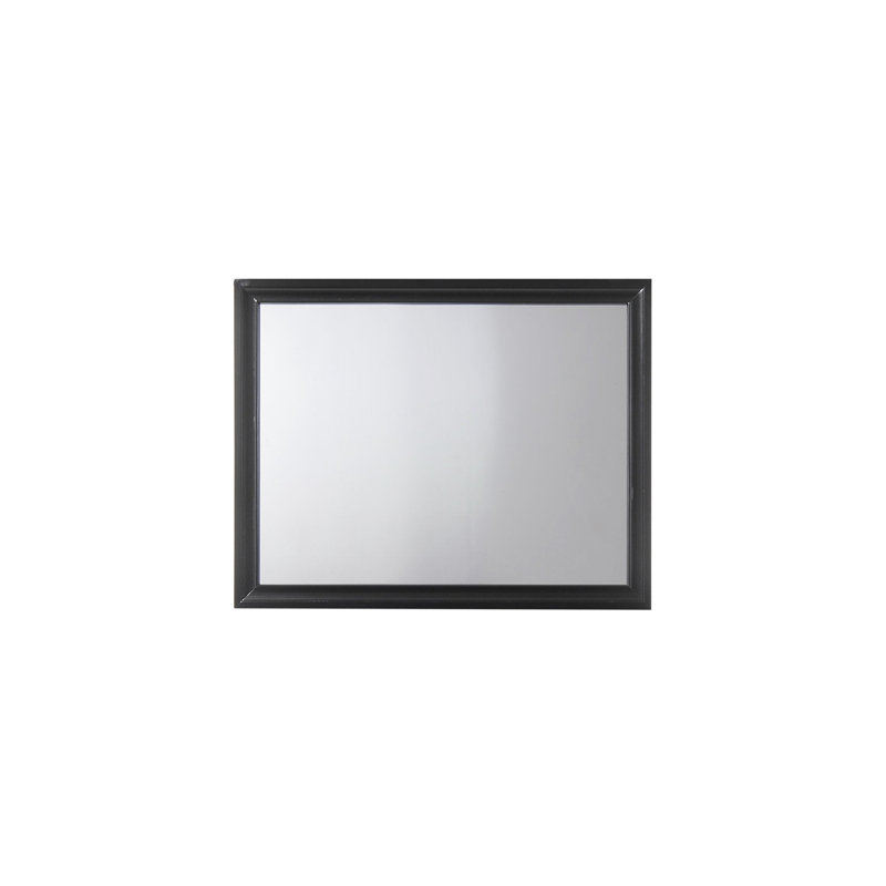 Miroir à finition noire Naima, Noir