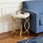 Table de chevet ronde, table de bout
