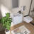 Avenel 22" Wall Mounted Single Bathroom Vanity Set With Ceramic Sink-453235156