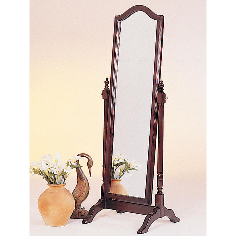 Miroir pleine longueur en bois Merlot
