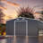 Durable 10x12ft Metal Storage Shed With Dual Windows-113066306