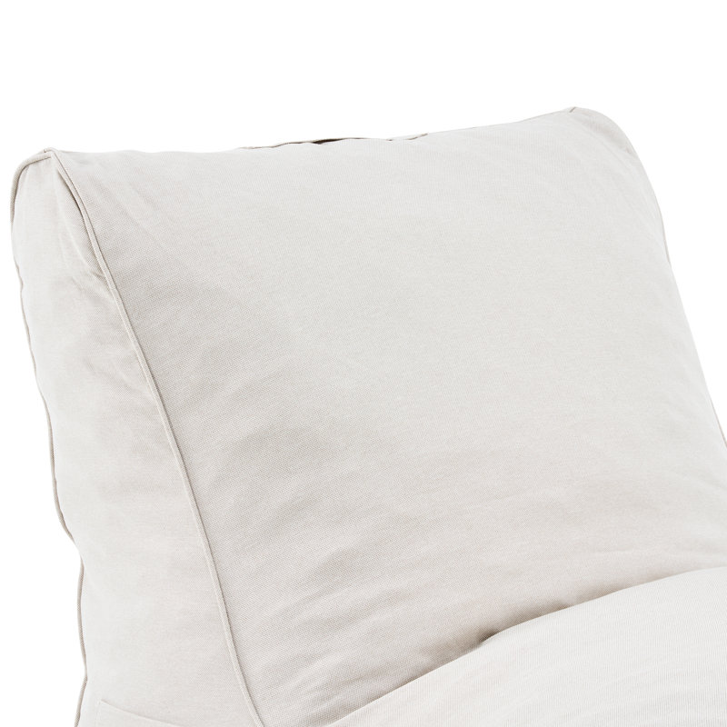 Fauteuil à billes d'extérieur en oléfine Lyra, Beige, 2
