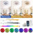 19" 7-Blade White Modern Ceiling Fan with Dimmable Color Changing LED and Remote Control