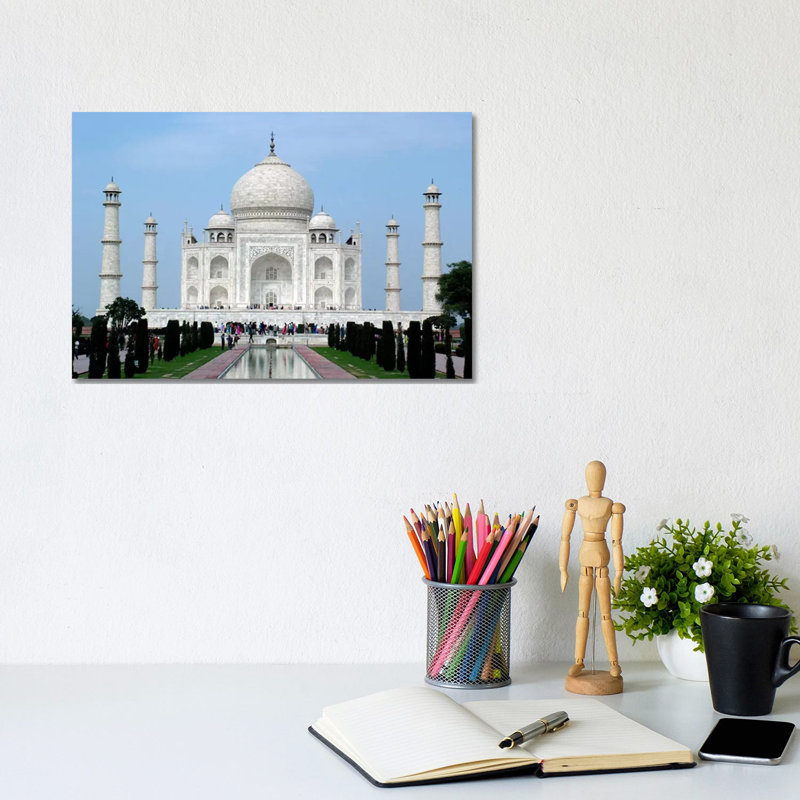 Taj Mahal - Wrapped Canvas Print, 20.32 cm H x 30.48 cm W