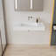 Lavabo de salle de bain mural 35 po