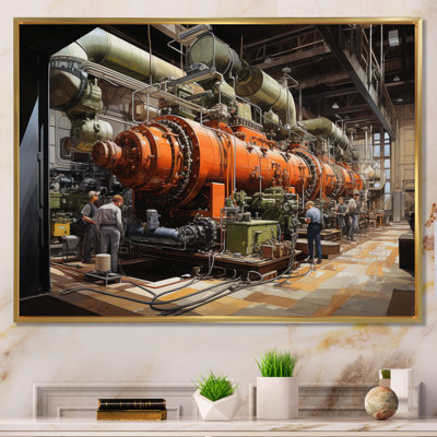 «Power Plants Powerful Energies I» sur toile